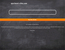 Tablet Screenshot of apartmani-cikes.com